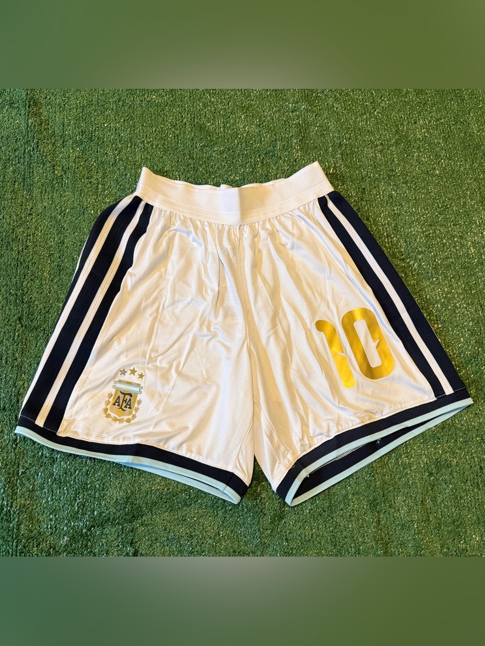 Adidas Argentina Home Player Version Shorts #10
